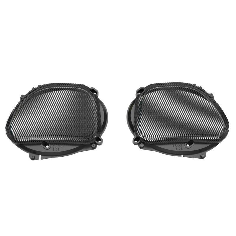 Hogtunes 57 MESH Front Speaker Grills (2 Pack), Fits 1998-2013 Harley-Davidson Road Glide Models - Image 2